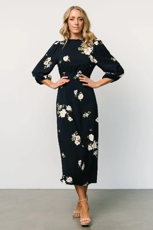 Karalie Maxi Dress | Navy Floral