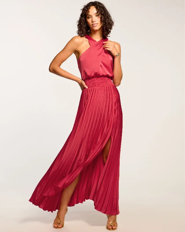 Arina Halter Maxi Dress