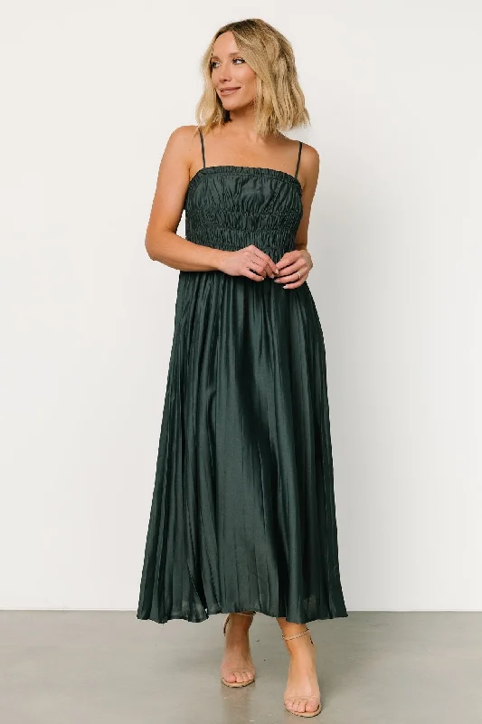 Hattie Maxi Dress | Dark Jade