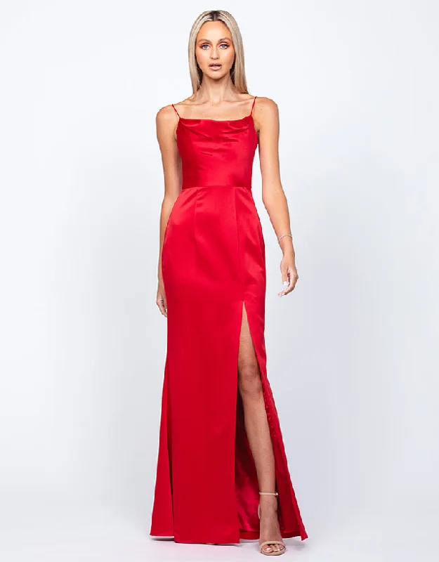 LANA DRAPED COWL GOWN B54D11LCB