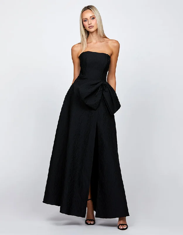 ZUZANNA STRAPLESS BOW MAXI BL71D04L