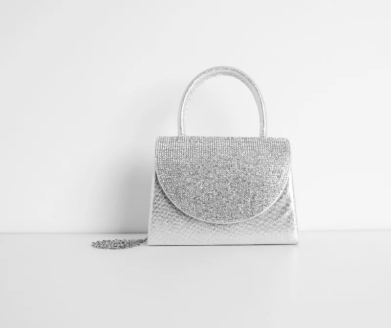 Shine A Light Rhinestone Mini Purse